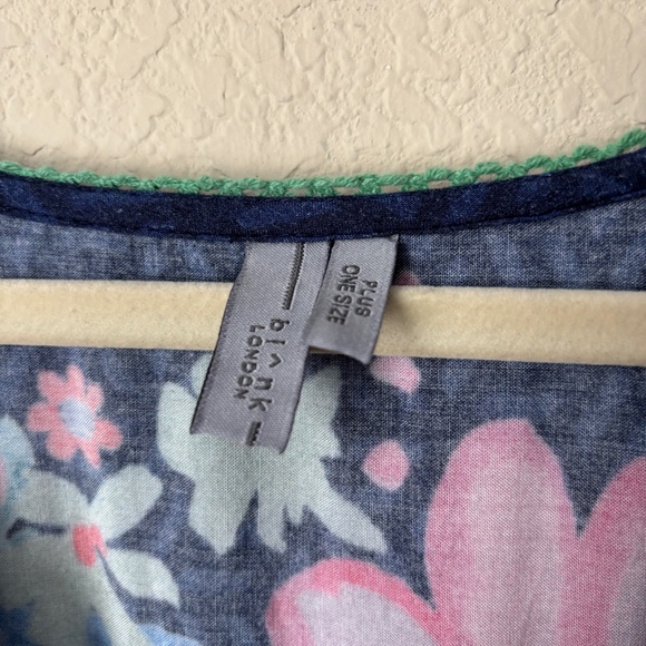 Anthropologie Bl-nk London Boho Floral Printed Tatiana Kaftan - Picture 3 of 14